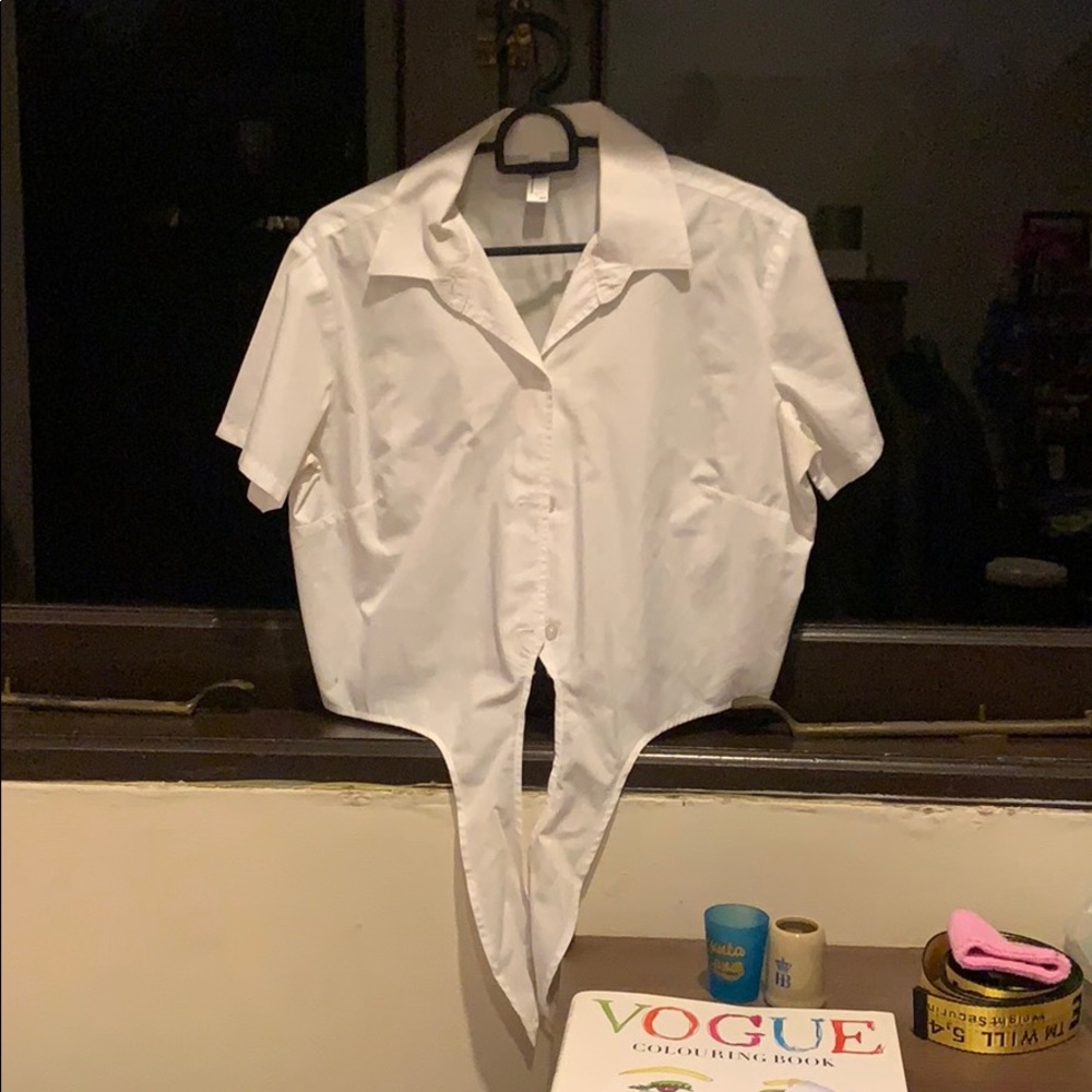 American Apparel white top